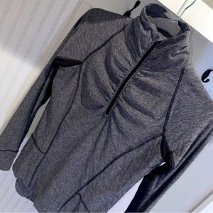 Champion Semi Fitted Half Zip Vented Long Sleeve